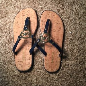 Women’s navy Michael KORS sandals